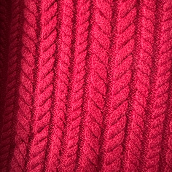 NWT Banana Republic Red Cable Knit Sweater - Picture 5 of 6